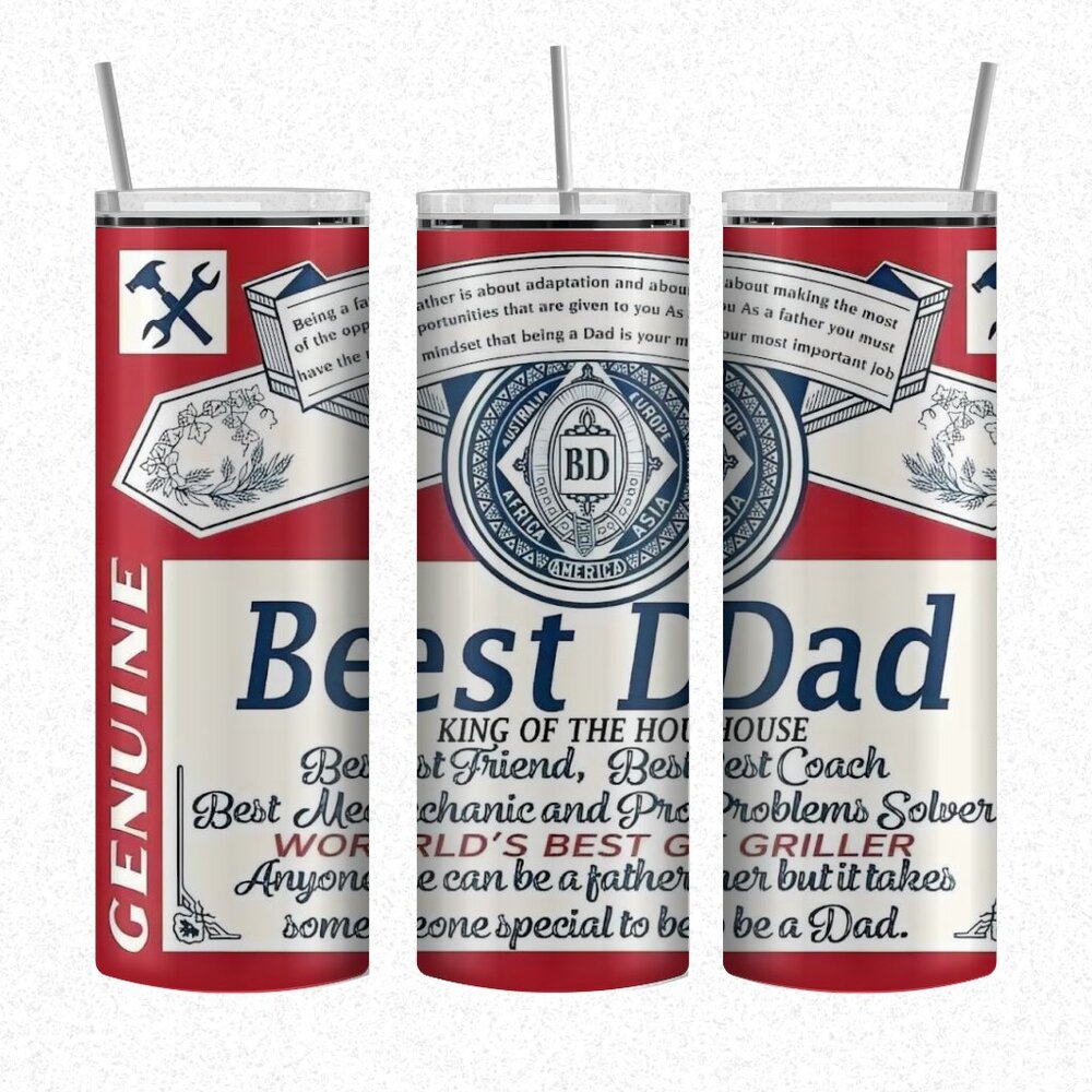 Dad tumblers assortment of dad style 20oz tumbler